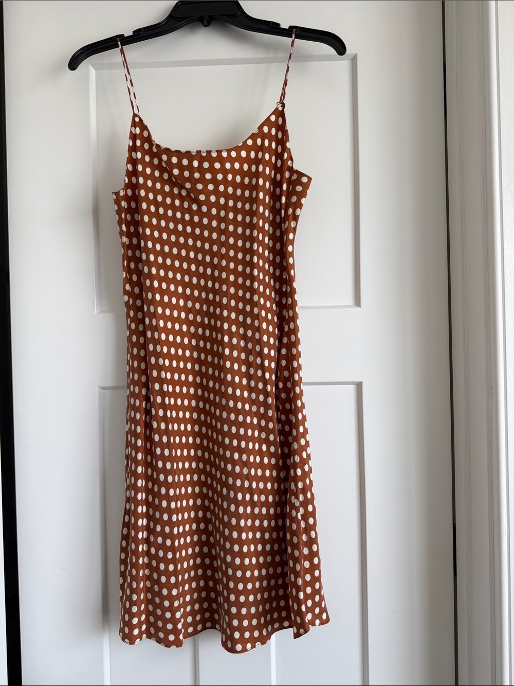 Jcrew polka dot mini slip dress